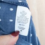 Kaileigh Womens Rochelle Jumpsuit Size M Navy Polka Dot Sleeveless Lightweight Photo 7