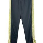 Nike 90s Y2K Gray Yellow Stripe Track Pull On Elastic Waist Athletic Pants L Photo 0