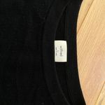 Aritzia Black Cropped Cuff-tie Wool Sweater Photo 3