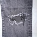 American Eagle Black Wash High Waisted Ripped Distressed Skinny Jeans Size 2 Photo 4