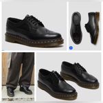 Dr. Martens  3989 Yellow Stitch Smooth Leather Brogue Shoes Women’s Size 9 Photo 2