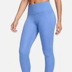 Nike NWT Fast Women's Blue 7/8 Pockets MR Running Leggings (FB4658-450) Sz -2X Photo 1