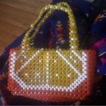 Susan Alexandra Citrus Beaded Mini Bag Orange Fruit Photo 3