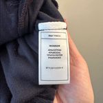 NWT Monrow Neptune Navy with stripe Brown Velour full zip jacket Size Small Blue Photo 5