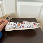 Toms Christmas Holiday Cats Belmont Shoes Light Gray Flats Women’s Size 7.5 Photo 7