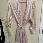 Light Pink Silk Robe Photo 0