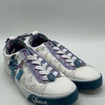 Stitch!!! Sneakers! Beautiful one of a kind sneakers! Women size 9 Blue Photo 2