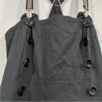 Thread Y2K Black Suspender Dress Large L FLAW Photo 1