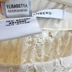 Diane Von Furstenberg  Lace Blouse Romantic Boho Sheer Lined Cottagecore US 10 Photo 12