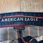 American Eagle  High Rise Mini Denim Striped Skirt Size 0 Regular Photo 3