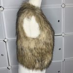 Forever 21 Shaggy Faux Fur Brown Vest Size Small Photo 10