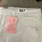 SheIn White Jean Shorts Classic Denim Style Photo 3