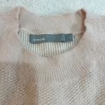 Vince Fuzzy Light Pink Alpaca Blend Knit Pullover Crewneck Sweater Size S Photo 4