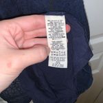 Free People Wherever You Go Mini Dress Lace Cutout Black Navy Tunic Photo 5