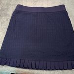 J. McLaughlin  navy Mini wave bubble skort Pleated Hem Photo 7