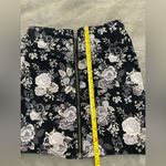 Divided 💋 Short Mini Skirt Black Denim Floral Womens, Size 4 Photo 6