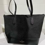 Kate Spade Authentic  black sparkly tote bag and wristlet Photo 8