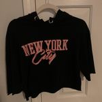 H&M New York City cut off sleeve hoodie Medium Photo 0