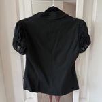 Love moschino  Black Short Puff Sleeve Jacket US8 Photo 4