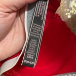 Victoria's Secret  Bright Red Lace T Shirt Push Up Bra Full Coverage Bra 32DD Photo 5