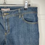 Chico's  Straight Leg Jeans Medium Blue Denim 1.5 (10) 28.5” inseam Photo 3