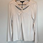 BCBGMAXAZRIA  Adrean Twist Front Long Sleeve Top Women’s Size Large New w/ tags! Photo 4