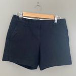 Lands End Womens size 2 black khaki shorts Photo 4