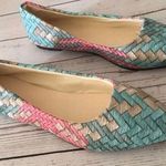 Pastel Woven Flats, Size 7 Multiple Photo 3