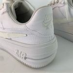 Nike NWOT  Triple White Air Force One Platform Sneakers Photo 9