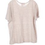 Saks 5th Avenue Real Clothes Saks Fifth Avenue Neutral Linen Blend Top XL Photo 1
