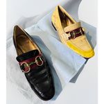 Gucci Vintage  Horsebit Loafers Driving Shoes Gold Hardware Classic 8 B Photo 14