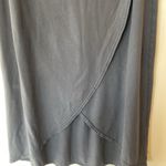 Athleta  Black Ribbon Wrap Tulip Midi Skirt Small Photo 1