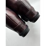 Sorel Joan of Arctic Wedge II Chelsea Waterproof Boots Burgundy Leather Size 7.5 Photo 5