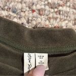 & Other Stories & Other Stories Green Velour Crewneck Pullover- Size 6 Photo 6