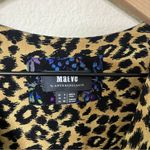 Anthropologie Maeve Cheetah Floral Multi Purple Dress Knee Length Womens Size 0 Photo 6