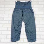 Athleta Gray Heathered Capri Joggers High Rise Drawstring Pockets Womens Size S Photo 7