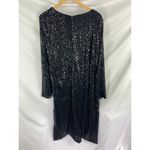 Love by Design NWT Frances Sequin Side Ruched Wrap Mini Dress Size 3X Photo 5