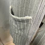 Blu Pepper  Women's Gray Ribbed Knit‎ Cardigan Long Sleeve Pockets Size M Photo 3