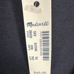 Madewell NWT Wrap-Front Lightweight Short Sleeve V-Neck Bodysuit Black XXS Photo 6