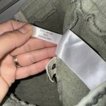 Madewell MWL Pull-on Mini Skirt Woman’s Size L Sage Green Draw String Photo 4