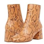 Steve Madden Davist Snake Print Ankle Boots Photo 0