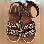MIA  7.5 Jaguar Print Dany Espadrille Women's Flatform Sandals NWOB Photo 1