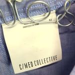 C/MEO COLLECTIVE  Blue V-neck Blouse Size Medium Photo 4