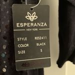 Womens Esperanza Black Long Sleeve Dress Size Small Light Sweater Photo 1