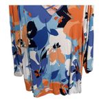 Ruby Rd Ruby Road Criss Cross Floral Long Sleeve Blouse Size 1X Plus Abstract Flowers Photo 2