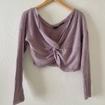 Urban Outfitters Out from Under  Waffle Twist Waist Crop Top Tee Photo 1