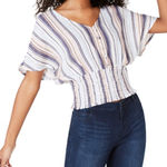 Crave fame  Multicolor Striped Blouse Size XS Photo 0