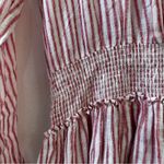 Rails  Women's Jasmine Smocked Linen Mini Dress in Belmont Stripe Size XL NWT Photo 4