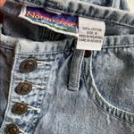 Vintage Daisy Embroidered Button Fly Flare Acidwash Jeans Blue Size 29 Photo 4