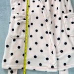 Victoria's Secret  Pink Polka Dot Plush Fleece Robe XL XXL Belted Lounge Cozy‎ Photo 5